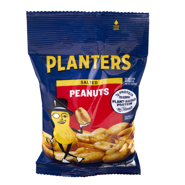 PLANTERS(r) Salted Peanuts Big Bag 12/6oz . C1C1 - Front Center In Package (Hi Res)