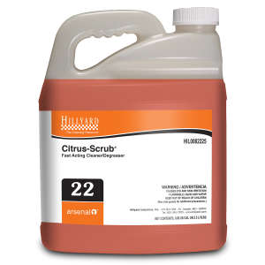 Hillyard, Arsenal® Citrus-Scrub® Multi-Purpose Cleaner, Arsenal® One Dispenser 2.5 Liter Bottle