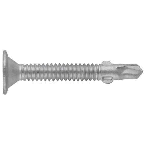 Zinc Flat Head Phillips Self Drilling Screws with Wings Self Drilling