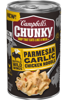 Parmesan Garlic Chicken Noodle Soup
