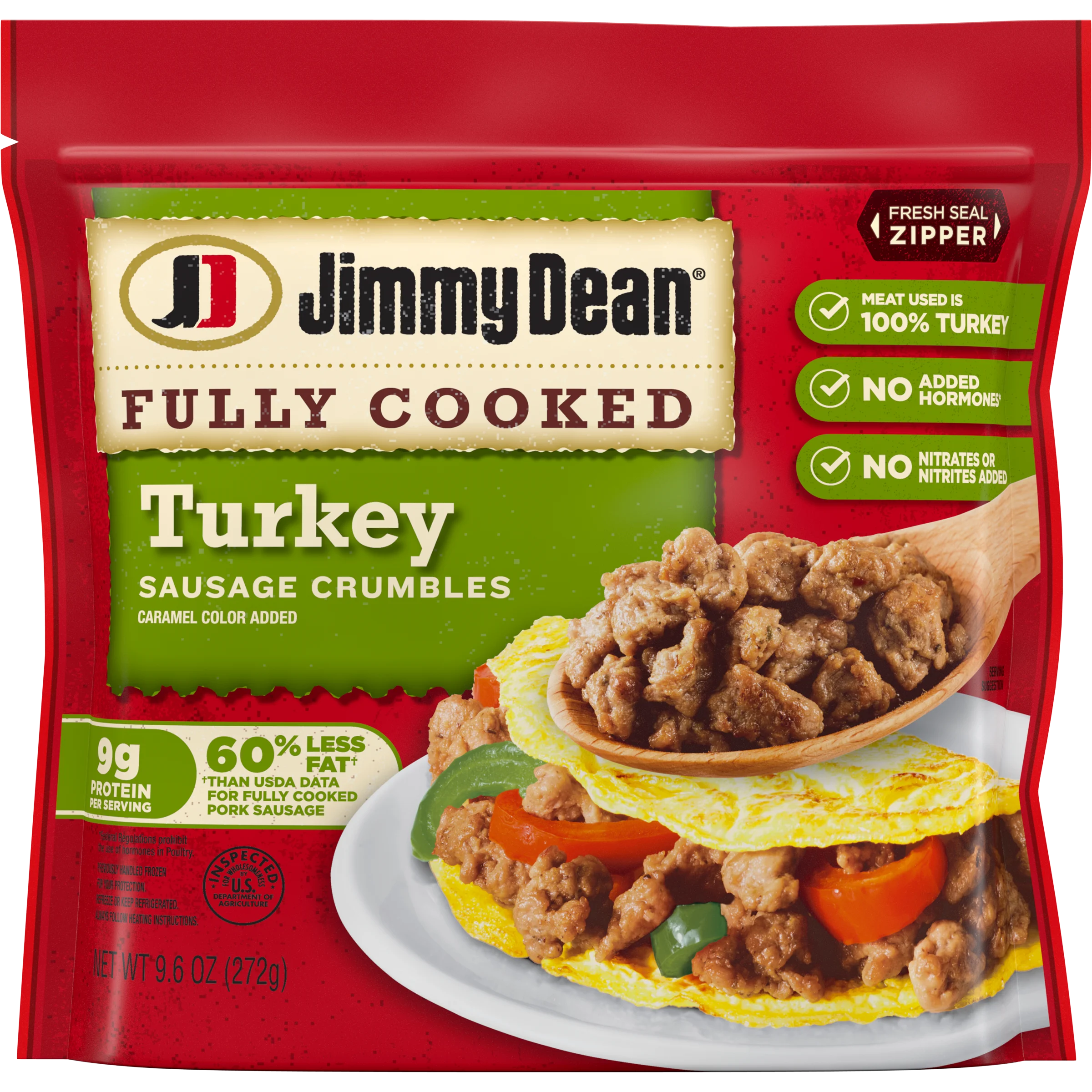Fully Cooked Turkey Sausage Crumbles