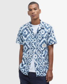 Hemd Homelane Printed Short-Sleeved 