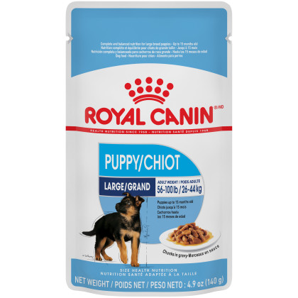 Royal Canin Size Health Nutrition Large Puppy Pouch Dog Food