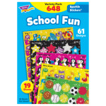 TREND School Fun Sparkle Stickers&reg; Variety Pack, 648 ct T-63904