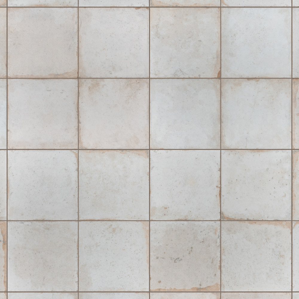 Kings Root Distressed White 17-5/8 in. x 17-5/8 in. Ceramic Floor and Wall Tile