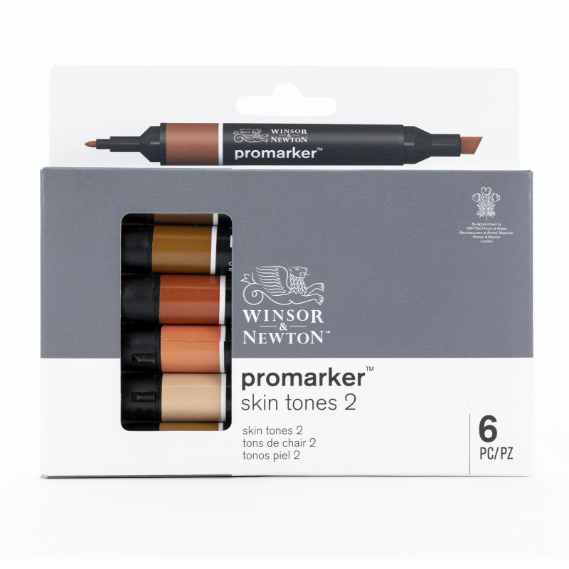Promarker™, Skin Tones 2, Set of 6