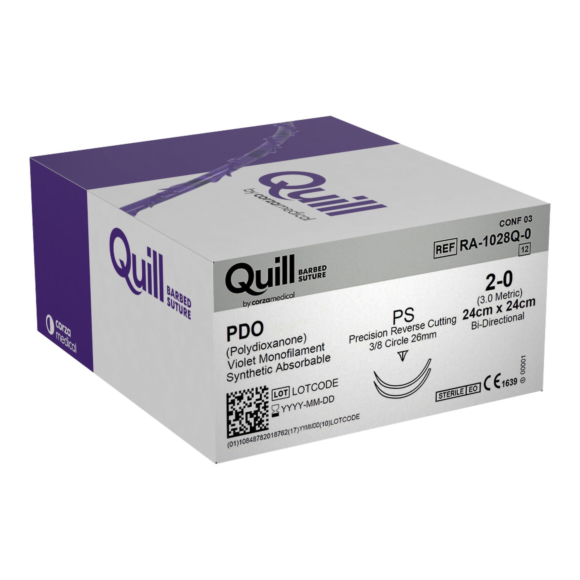 Quill™ Knotless Tissue-Closure Device Suture with Needle