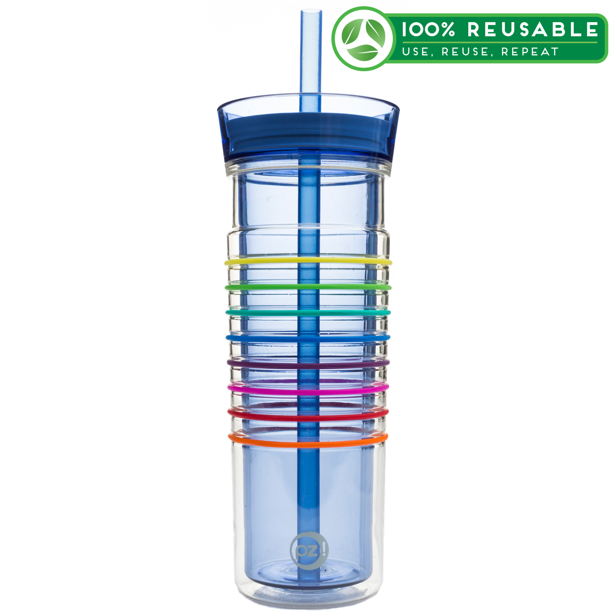 HydraTrak 20 ounce Insulated Tumbler, Periwinkle slideshow image 1 HydraTrak 20 ounce Insulated Tumbler, Periwinkle slideshow image 1