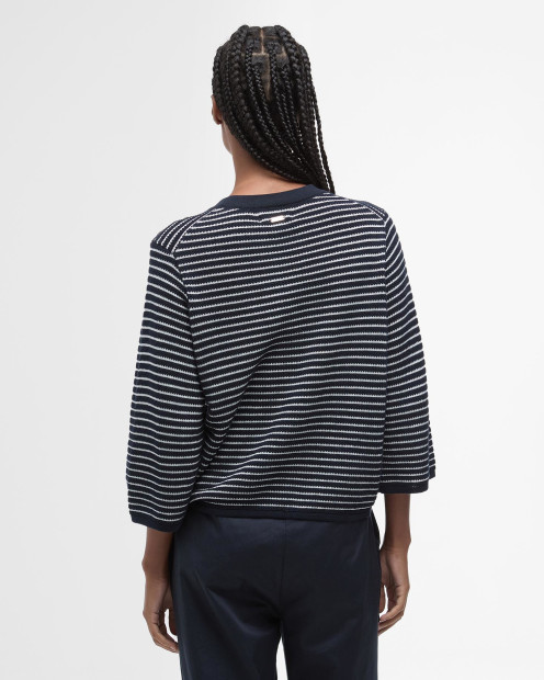 Macy Striped Crew Neck Jumper