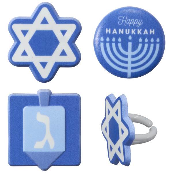 Hanukkah Assortment Cupcake Rings