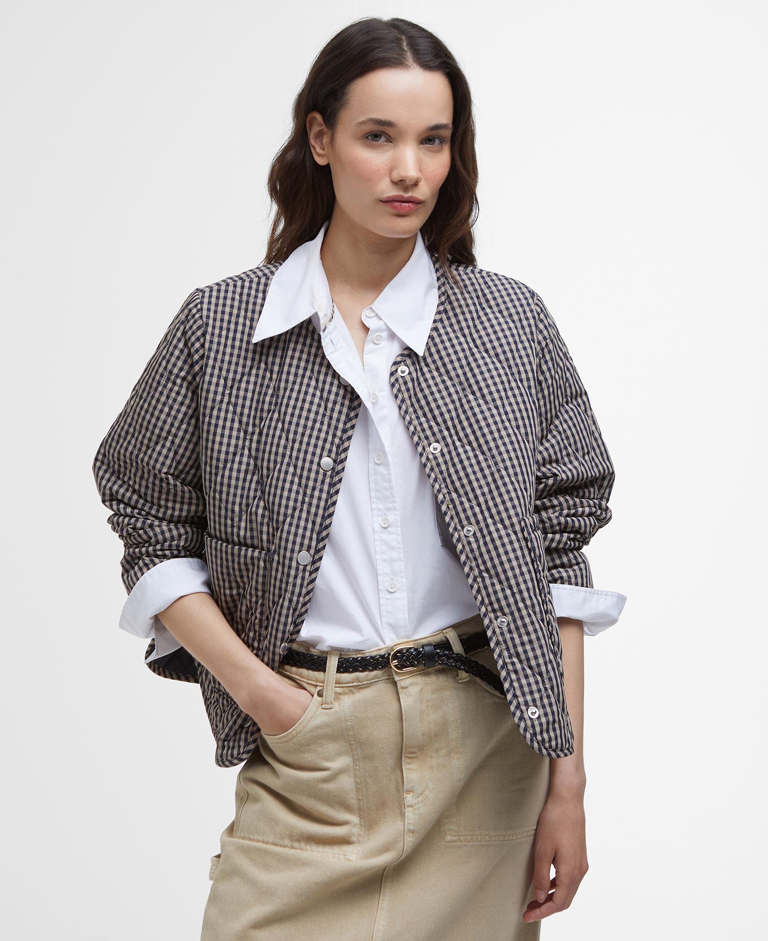 Check Monroe Quilted Jacket image number 0