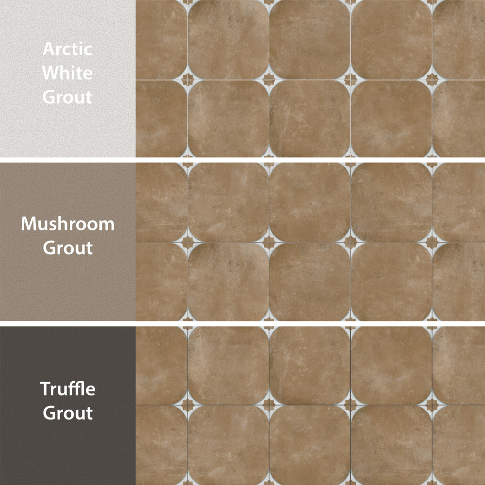 Tetuan Terra 17-3/8 in. x 17-3/8 in. Porcelain Floor and Wall Tile