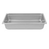 Full-size 4-inch-deep Super Pan® heavy-duty stainless steel transport pan