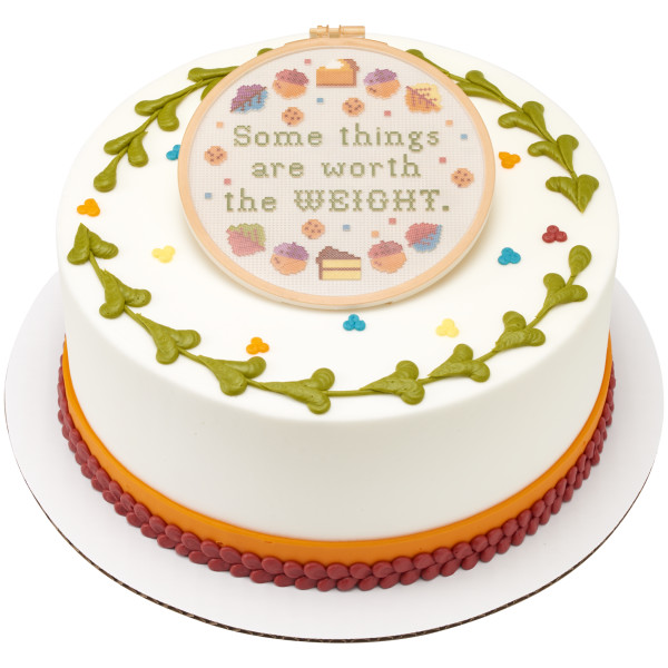 Thanksgiving Cross-Stitch Easel Back Layon