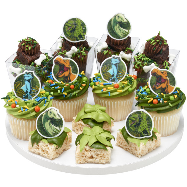 Jurassic World Cupcake Rings