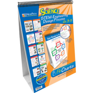 STEM Engineering Design Process Flip Chart Set, Grades 3-5