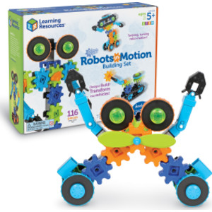 Gears! Gears! Gears!&reg; Robots In Motion Building Set, 116 Pieces