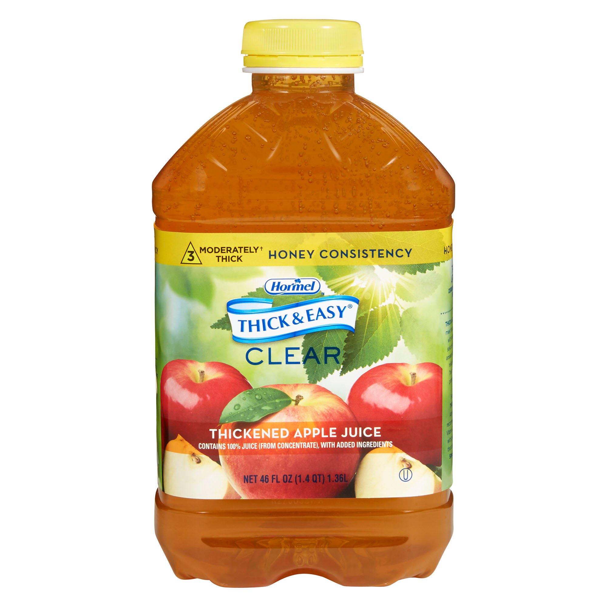 Thick & Easy® Honey Consistency Apple Thickened Beverage, 46-ounce bottle