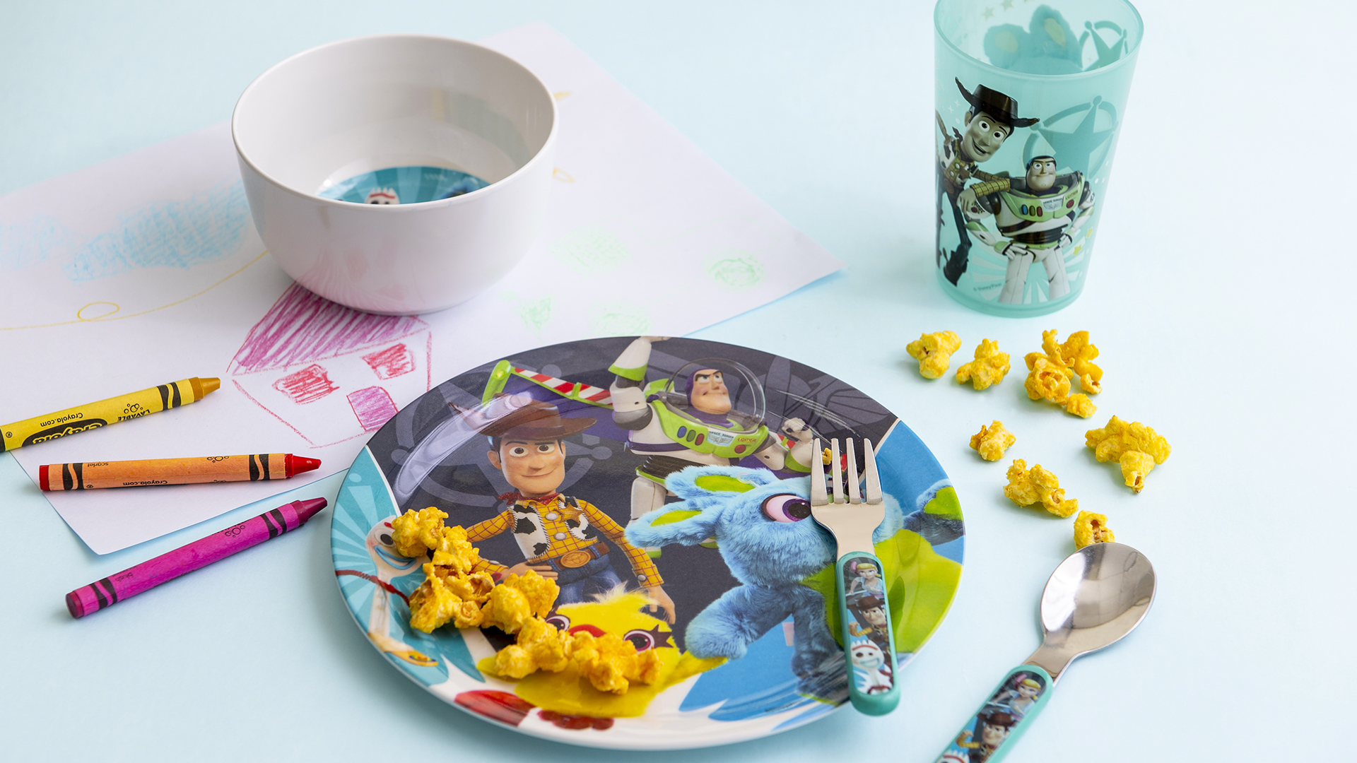 Disney Pixar Dinnerware Set, Woody, Buzz and Friends, 5-piece set slideshow image 4 Disney Pixar Dinnerware Set, Woody, Buzz and Friends, 5-piece set slideshow image 4
