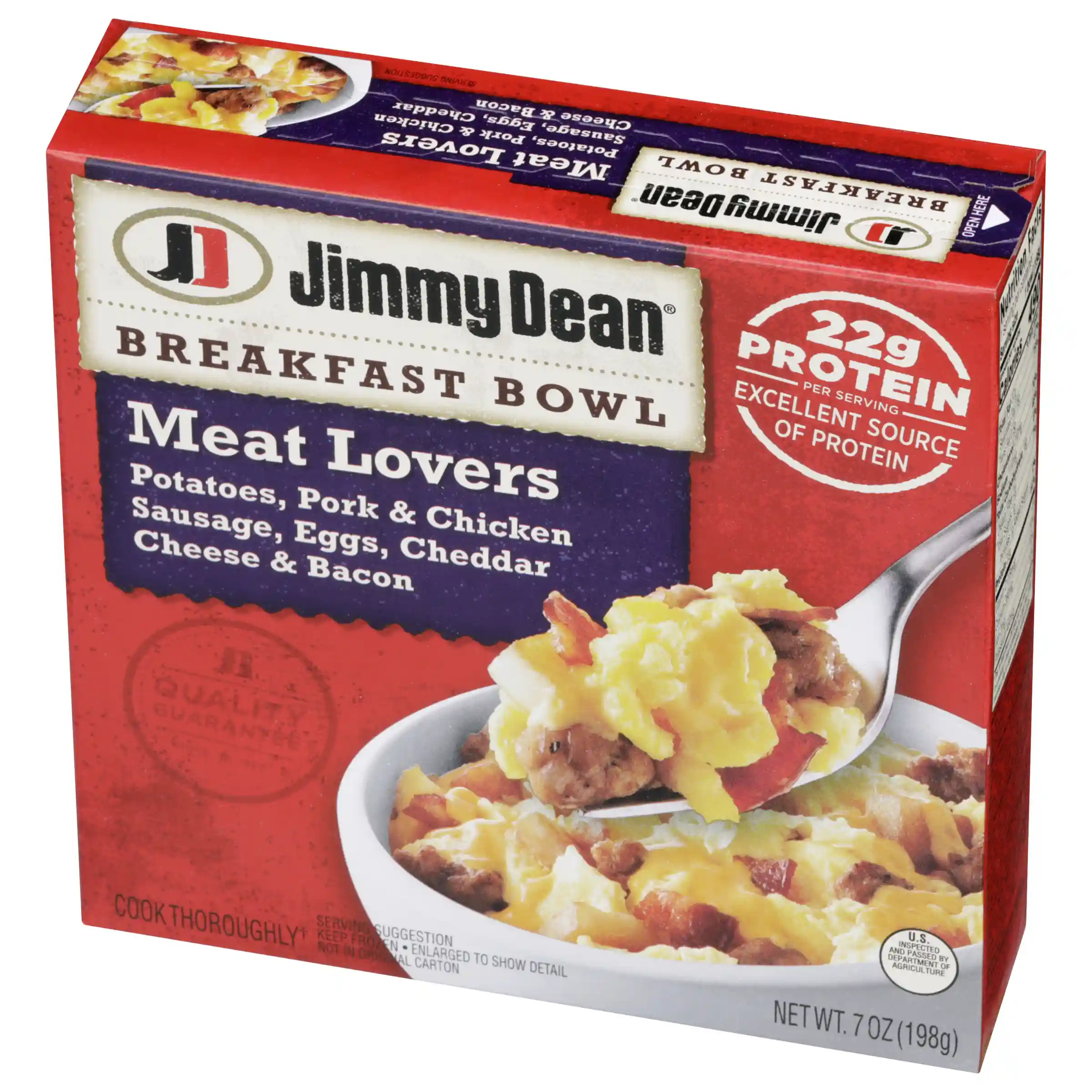 Jimmy Dean Breakfast Bowl Meat Lovers, Frozen, 7 oz Bowl https://images.salsify.com/image/upload/s--88BnEarv--/q_25/86535286e7faf2469fb90bca9b21aee07bf56354.webp
