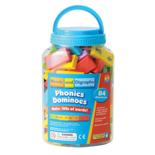 Phonics Dominoes Blends and Digraphs