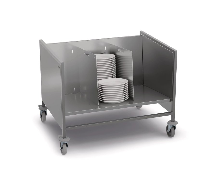 Double Dish Trolley for 300 dishes
