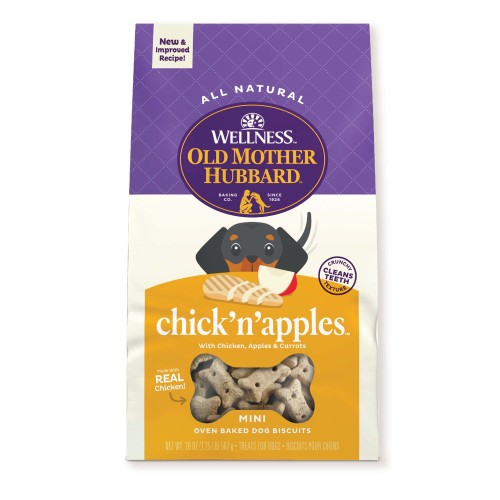 Old Mother Hubbard Classic Chick’N’Apples Front packaging