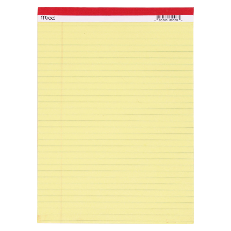 Standard Legal Pad, 8-1/2" x 11-3/4", 50 Sheets