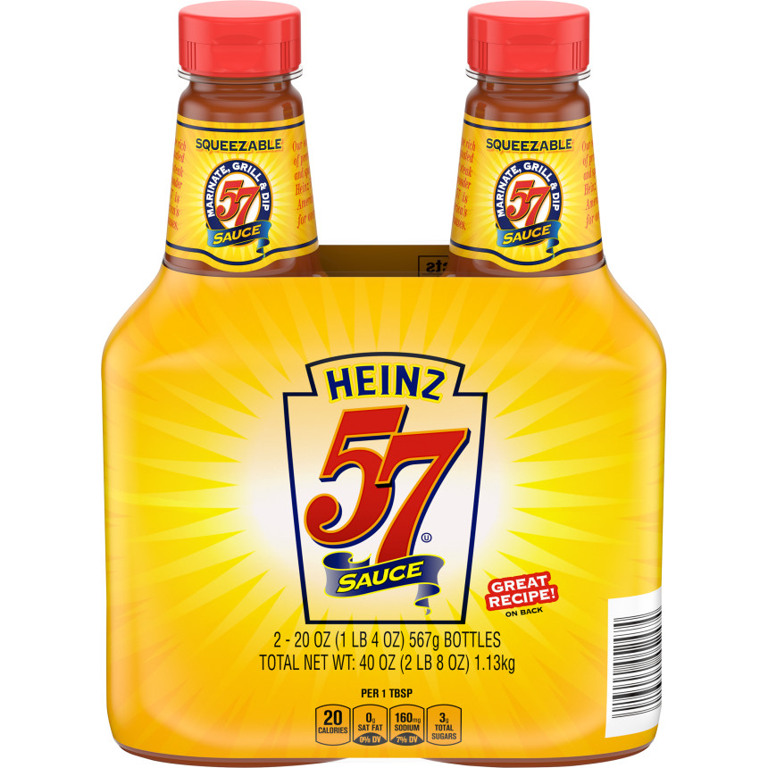  Heinz 57 Sauce, 2 ct Pack, 20 oz Bottles 