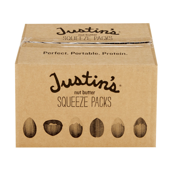 JUSTIN'S (r) Maple Almond Butter 1.15 oz Squeeze Packs . C1C1 - Front Center In Package (Hi Res)