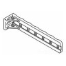 Stand-Off Tie Bracket Nylon 0.88 H x 1 W x 5 in. L White Box of 50