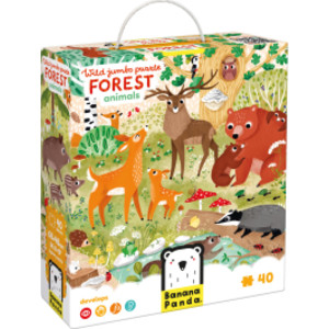 Wild Jumbo Puzzle Forest Animals, Ages 3+
