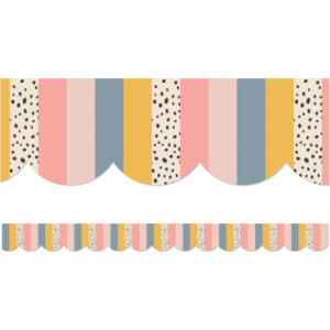 We Belong Stripes Scalloped Borders, 39 Feet