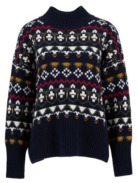 Larisa Fair Isle High-Neck Jumper