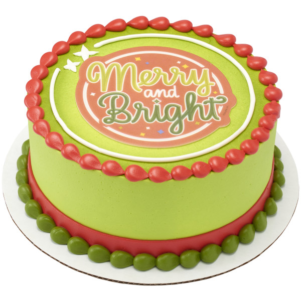 Christmas Cheer Medallions SugarStyle® Edible Decorations
