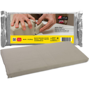Activ-Clay&trade; Air Drying Clay, Natural White, 1.1 lb (500 g)