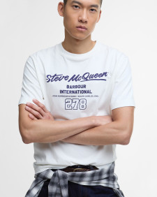 Colman Steve McQueen Graphic T-Shirt Whisper White