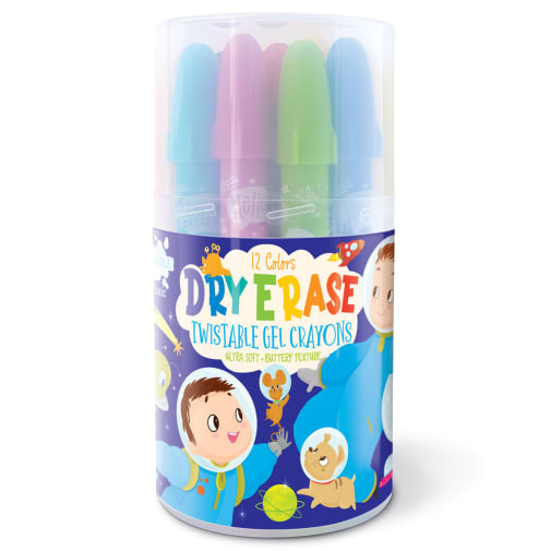 Dry Erase Twistable Gel Crayons - Space Adventure