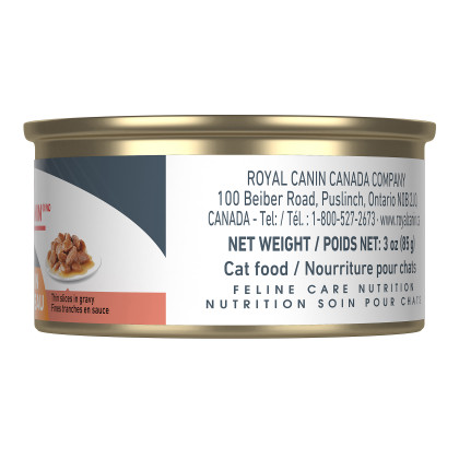 Royal Canin Feline Care Nutrition Hair & Skin Care Thin Slices In Gravy Canned Cat Food