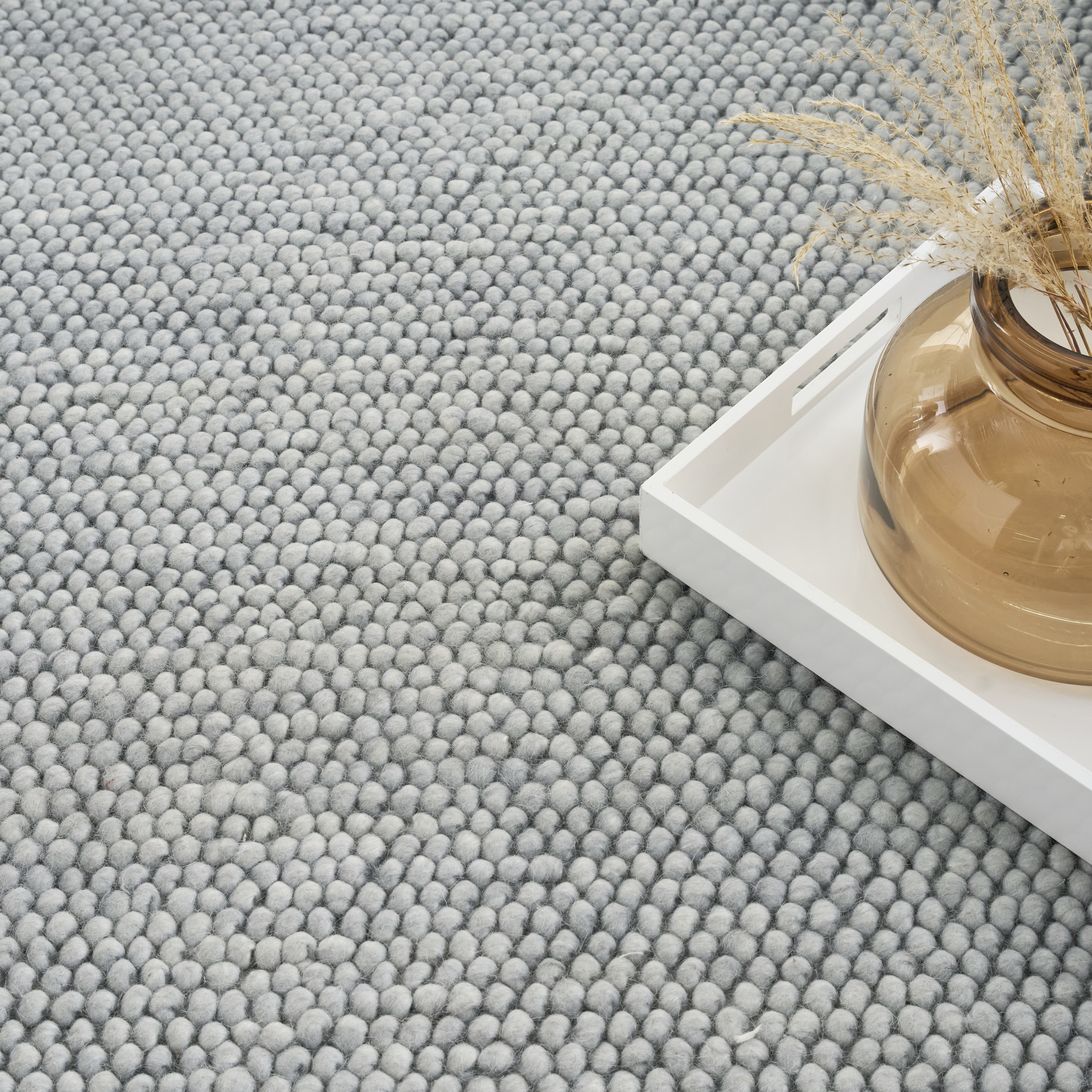 DKNY Pure Knots 5'3" x 7'3" Denim Modern Indoor Rug