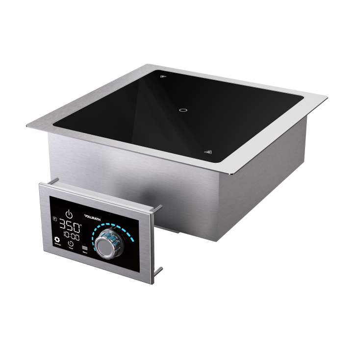 208- to 240-volt 3,500-watt single-hob drop-in induction range with programs
