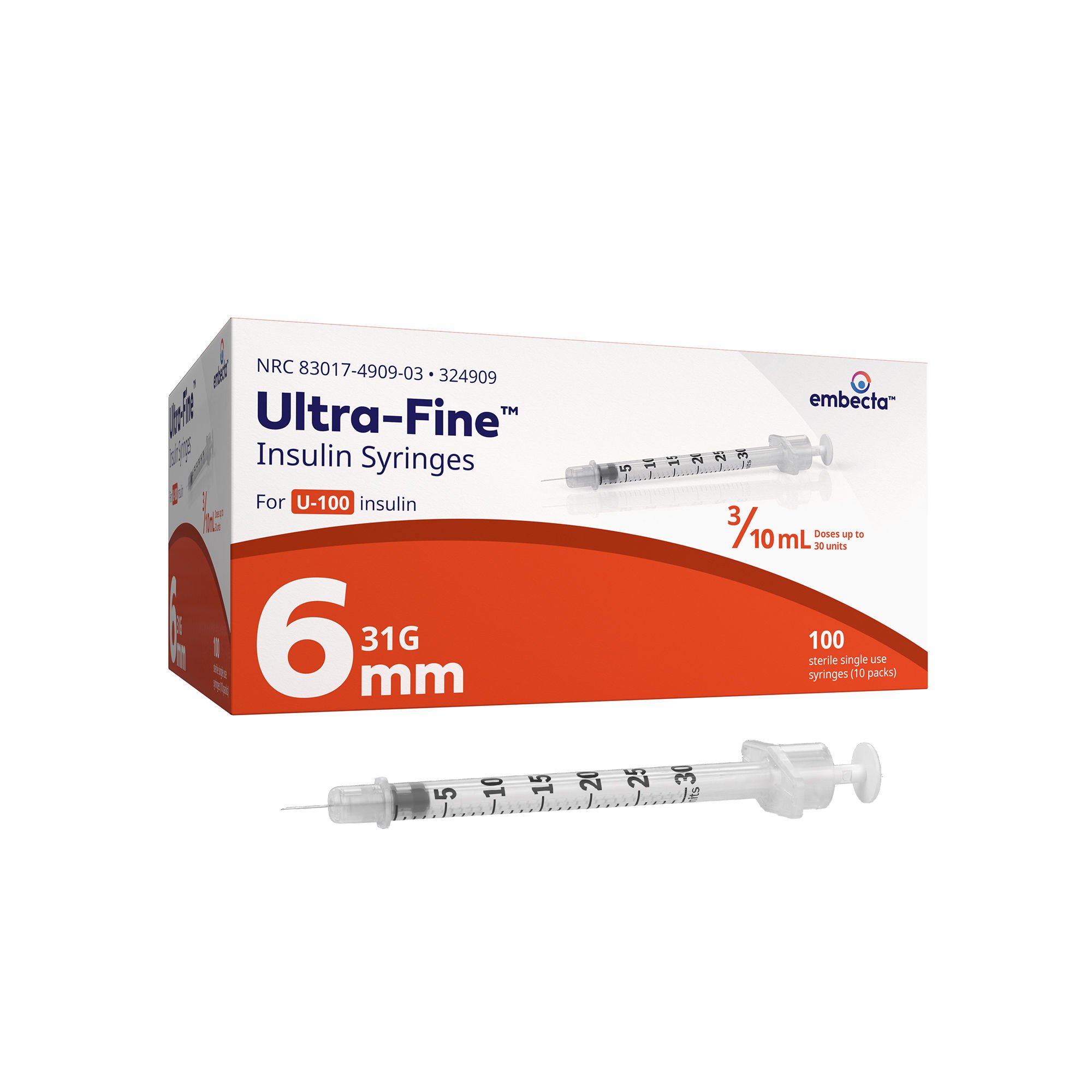 Ultra-Fine™ Insulin Syringe with Needle
