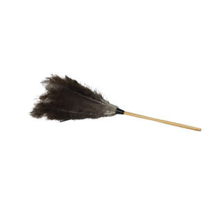 Impact, Economy 34" Ostrich Feather Duster, Ostrich Feather, Brown/Gray, 16.5 in
