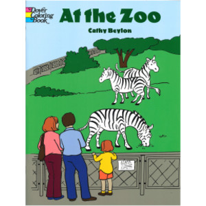 At The Zoo Coloring Book