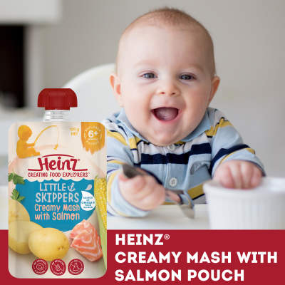  Heinz® Little Skippers Creamy Mash with Salmon 120g 6+ months 