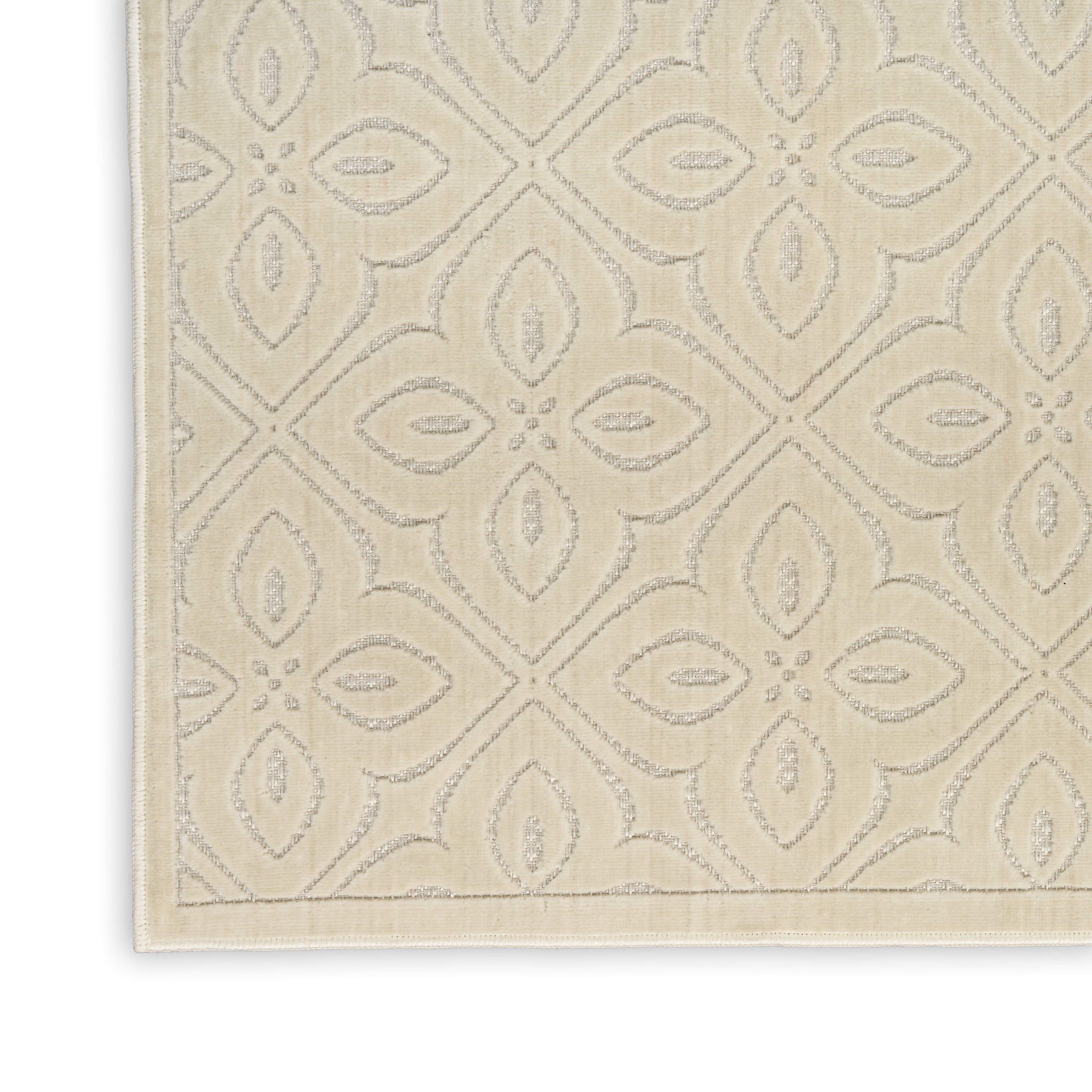 Nourison Washable Charm 8' x 10' Ivory Contemporary Indoor Rug