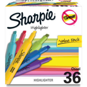 Tank Highlighters, Assorted, Pack of 36
