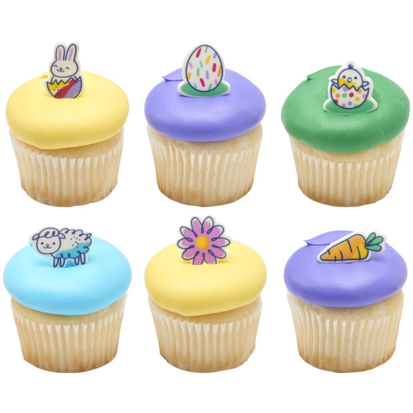 Doodle Bunny - Red 3 Free Sweet Décor® Edible Decorations