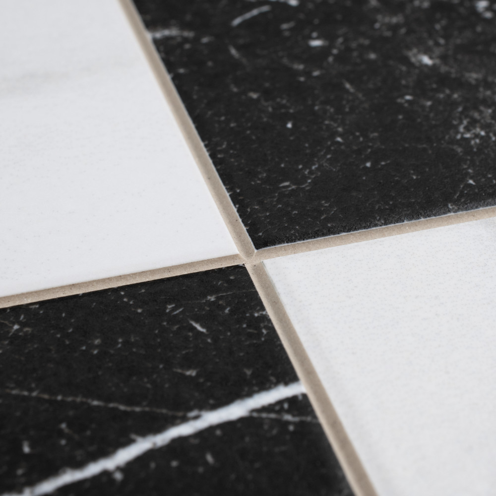 Merzoni Checker Ruzzini 17-7/8 in. x 17-7/8 in. Porcelain Floor and Wall Tile