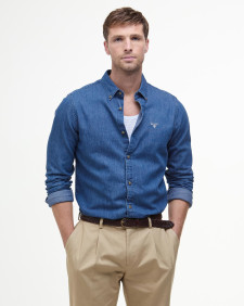 Hemd Denim Crest Long-Sleeved Tailored 